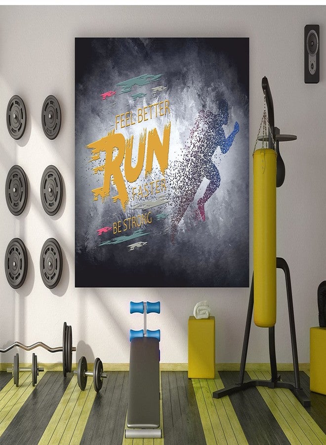 DECOR PRODUCTION Gym Quote Motivational Wallpaper Poster | Wall Sticker |Self Adhesive Vinyl for Fitness Room, Office Decor,Home Decor, Bedroom, Hall, Gym Room etc(Size-24x36 inch)_05 (Design 02) - Image 5